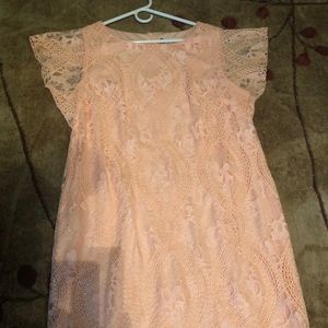Peach Dress